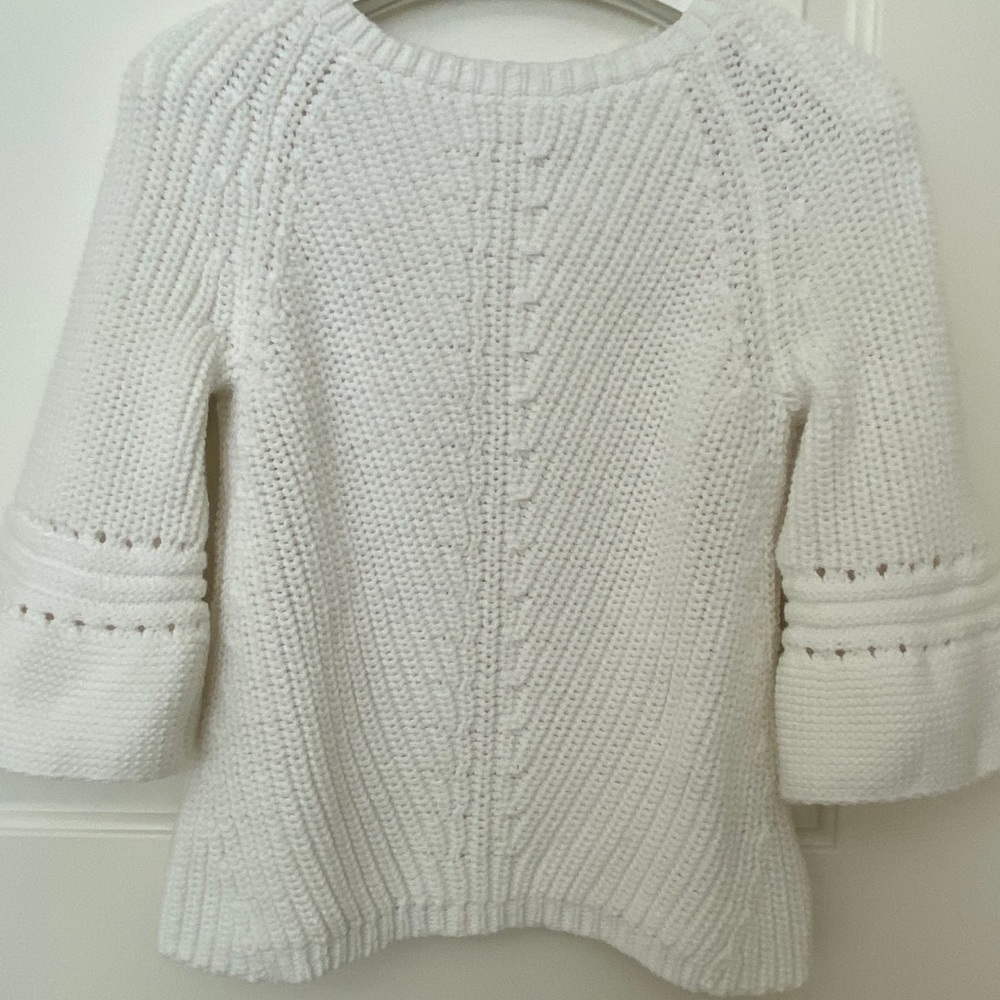 White Sweater From Anthropologie